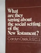 WHAT ARE THAY SAYING ABOUT THE  SOCIAL SETTING OF THE NEW TESTAMENT?