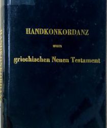 HANDKONKORDANZ ZUM GRIECHISCHEN NEUEN TESTAMENT