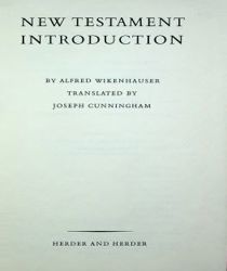 NEW TESTAMENT INTRODUCTION