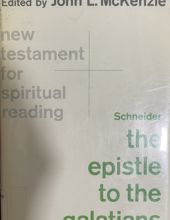 THE EPISTLE TO THE GALATIANS (NEW TESTAMENT FOR SPIRITUAL READING)