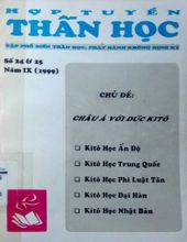 HỢP TUYỂN THẦN HỌC: SỐ 24 & 25, NĂM 1999