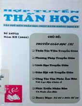 HỢP TUYỂN THẦN HỌC: SỐ 32 & 33, NĂM 2002