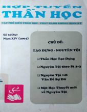 HỢP TUYỂN THẦN HỌC: SỐ 36 & 37, NĂM 2004