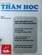 HỢP TUYỂN THẦN HỌC: SỐ 47, NĂM 2010