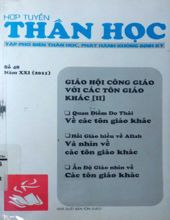 HỢP TUYỂN THẦN HỌC: SỐ 48, NĂM 2011