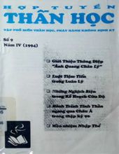 HỢP TUYỂN THẦN HỌC: SỐ 9, NĂM 1994