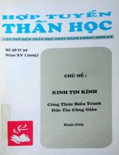 HỢP TUYỂN THẦN HỌC: SỐ 38 & 39, NĂM 2005