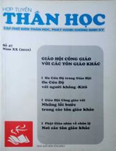 HỢP TUYỂN THẦN HỌC: SỐ 47, NĂM 2010