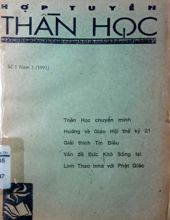 HỢP TUYỂN THẦN HỌC: SỐ 1, NĂM 1991