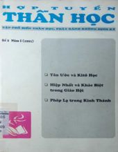 HỢP TUYỂN THẦN HỌC: SỐ 2, NĂM 1991