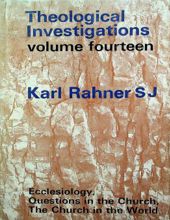 THEOLOGICAL INVESTIGATIONS - VOL XIV