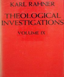 THEOLOGICAL INVESTIGATIONS - VOL. IX