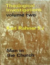 THEOLOGICAL INVESTIGATIONS - VOL. II