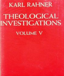 THEOLOGICAL INVESTIGATIONS - VOL. V