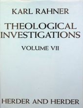 THEOLOGICAL INVESTIGATIONS - VOL. VII