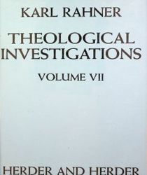 THEOLOGICAL INVESTIGATIONS - VOL. VII