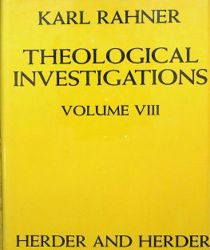 THEOLOGICAL INVESTIGATIONS - VOL. VIII