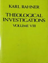 THEOLOGICAL INVESTIGATIONS - VOL. VIII