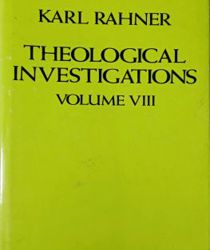 THEOLOGICAL INVESTIGATIONS - VOL. VIII