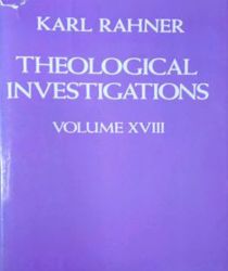 THEOLOGICAL INVESTIGATIONS - VOL. XVIII