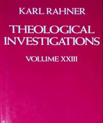 THEOLOGICAL INVESTIGATIONS - VOL. XXIII