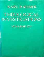 THEOLOGICAL INVESTIGATIONS - VOL XV