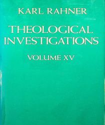 THEOLOGICAL INVESTIGATIONS - VOL XV