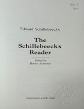 THE SCHILLEBEECKX READER 