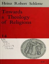 TOWARDS A THEOLOGY OF RELIGIONS