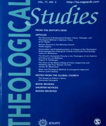 THEOLOGICAL STUDIES: SEPTEMBER 2016, VOL. 77, NO. 3