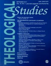 THEOLOGICAL STUDIES: SEPTEMBER 2017, VOL. 78, NO. 3