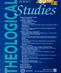 THEOLOGICAL STUDIES: DECEMBER 2019, VOL. 80, NO. 4