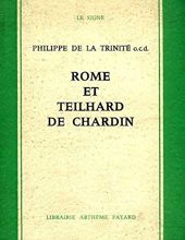 ROME ET TEILHARD DE CHARDIN