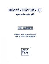 NHÂN VĂN LUẬN THẦN HỌC QUA CÁC TÁC GIẢ