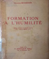 FORMATION A L'humilité