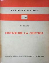 RISTABILIRE LA GIUSTIZIA