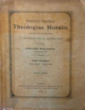 INSTITUTIONES THEOLOGIAE MORALIS