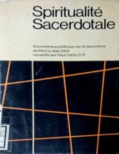 SPIRITUALITÉ SACERDOTALE