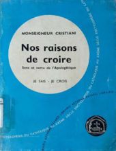 NOS RAISONS DE CROIRE