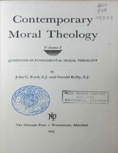 CONTEMPORARY MORAL THEOLOGY