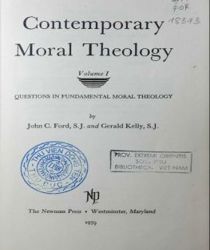 CONTEMPORARY MORAL THEOLOGY