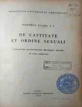 DE CASTITATE ET ORDINE SEXUALI