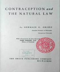 CONTRACEPTION AND THE NATURAL LAW