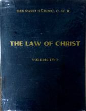 THE LAW OF CHRIST: VOL. 2. SPECIAL MORAL THEOLOGY