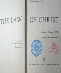 THE LAW OF CHRIST: VOL. 2. SPECIAL MORAL THEOLOGY