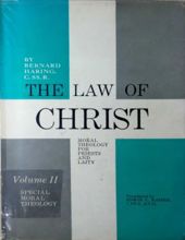 THE LAW OF CHRIST: VOL. 2. SPECIAL MORAL THEOLOGY