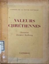 VALEURS CHRÉTIENNES