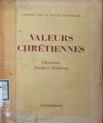 VALEURS CHRÉTIENNES