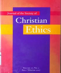 JOURNAL OF THE SOCIETY OF CHRISTIAN ETHICS