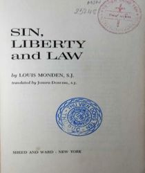 SIN, LIBERTY AND LAW